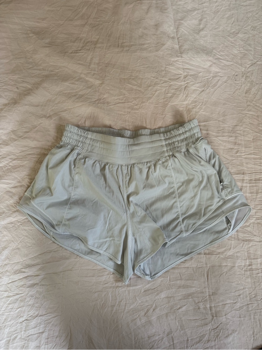 lululemon athletica Light Gray Girls' Athletic Shorts